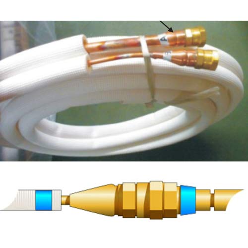 12000 BTU 3,6 kW QuickConnect ULTRA Split Klimaanlage + Heizung ECO Smart WiFi/Super Ioniser/Self-Clean/Follow Me komplett Set leise inkl. 5m Leitungen